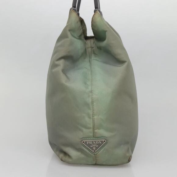 PRADA Hand Bag Nylon Khaki - Picture 4 of 9